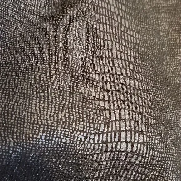 Soft Surroundings black/charcoal snakeskin print soft stretch slim leg pants, L - Picture 9 of 9